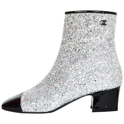 chanel glitter shoes